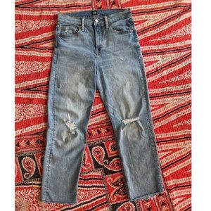 GAP Denim Cheeky Straight High Rise Jeans